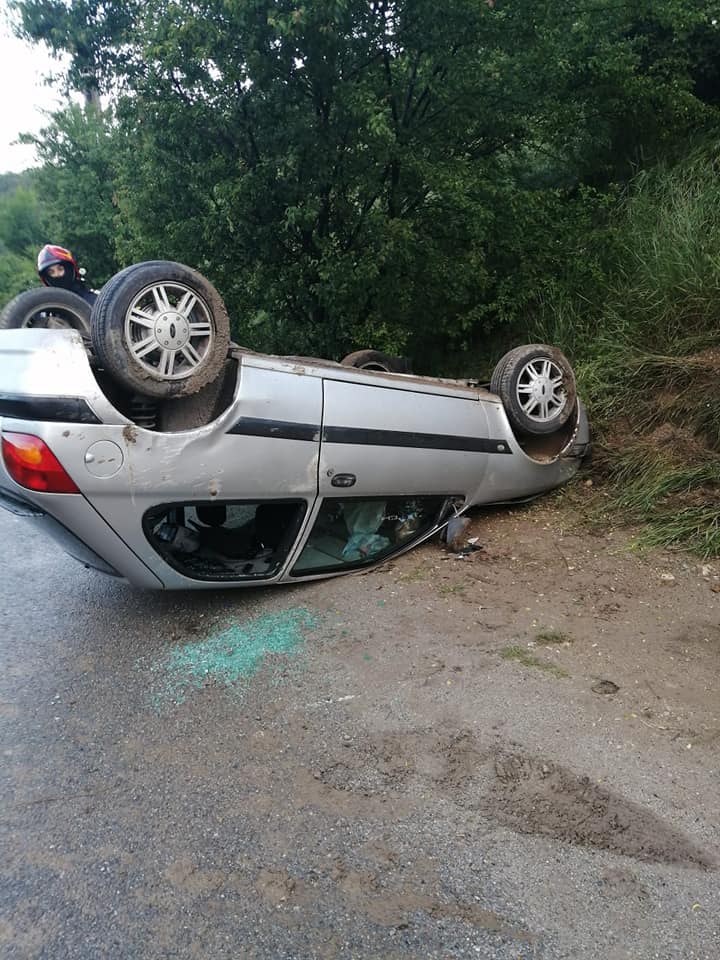 Accident rutier în Călan