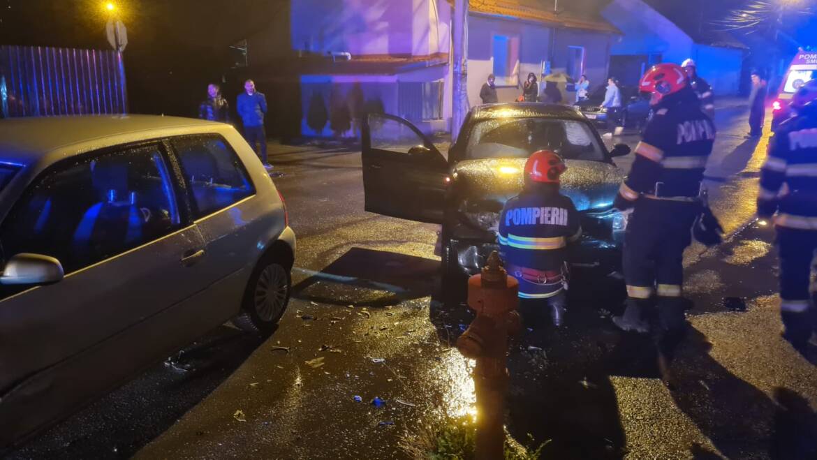 Trei minore au ajuns la spital în urma unui accident rutier produs în Petroșani