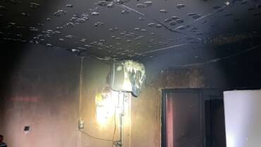 Intervenție stingere incendiu casă de locuit Orăștioara de Sus